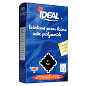 Bdr 0.30€ IDEAL Teinture Textile format MINi (liquide 40ml ou Tout en un  230g)