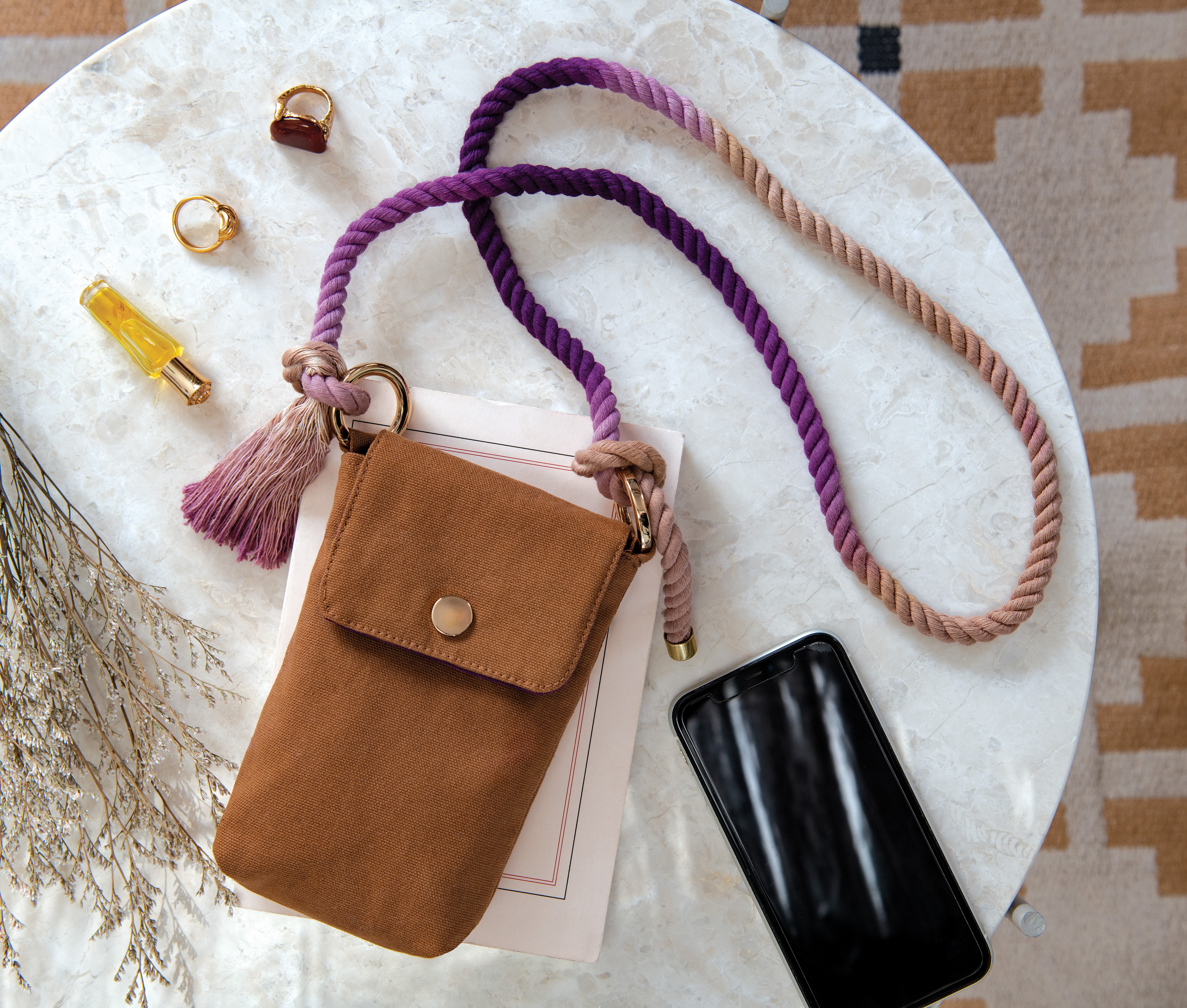 TUTO POCHETTE TELEPHONE BOHEME : CREEZ VOTRE SAC A PORTABLE