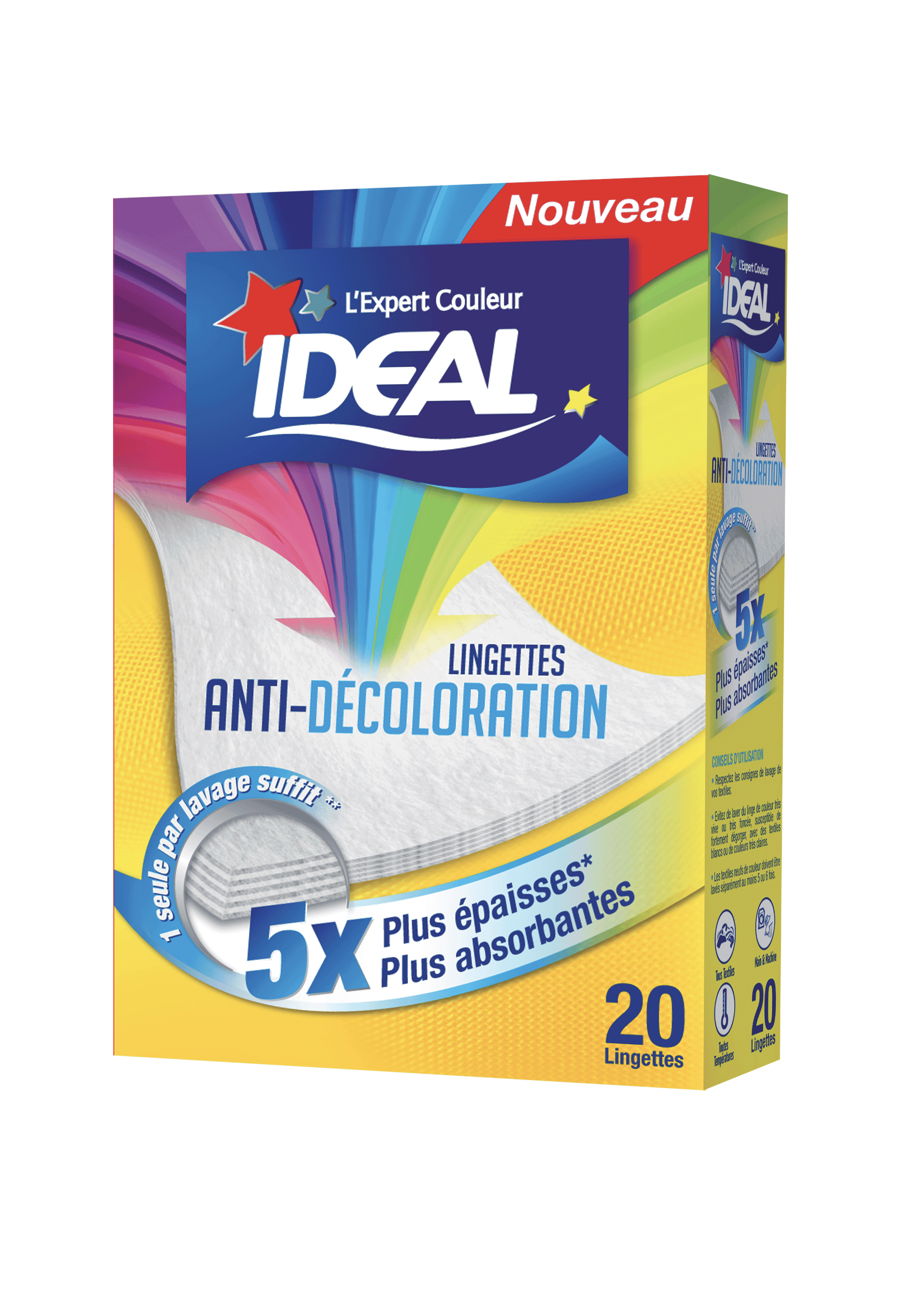 Nos lingettes anti-décoloration pour la lessive : fini le tri !