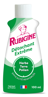 Produit Rubigine  Herbe, terre,  pollen pour textiles