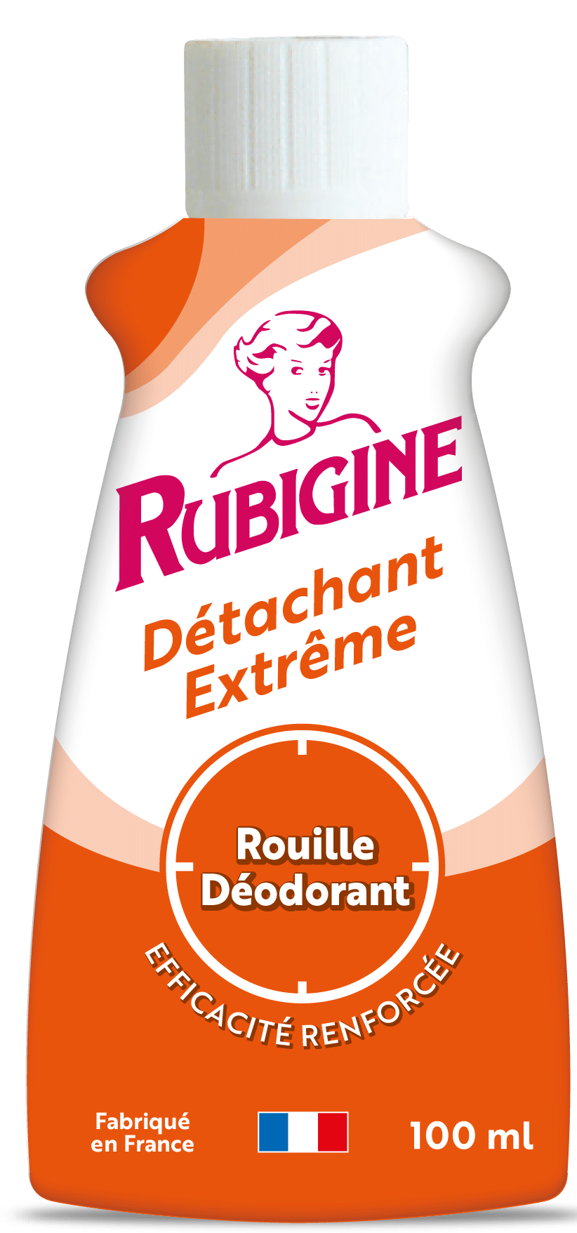 Produit Rubigine  rouille, déodorant pour textiles