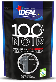 Produit Rénovateur  100% noir pour textiles