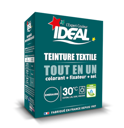 Teinture textile Tout en Un couleur émeraude