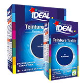 IDEAL Teinture textile liquide maxi bleu marine 75ml pas cher