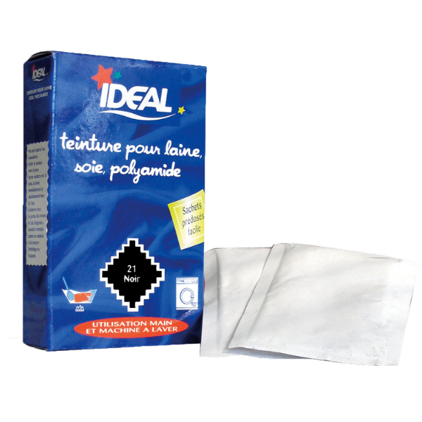 Teinture Noir pour vêtement, Coloration pour tissus et textiles - IDEAL